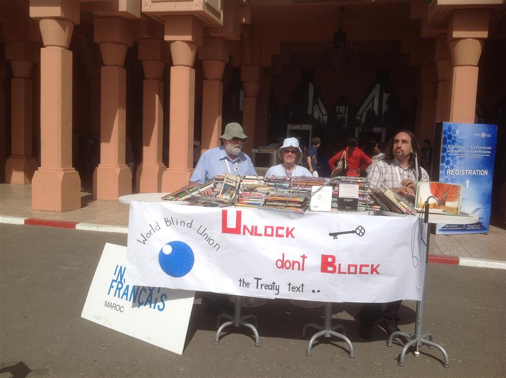 A picture of the advocacy table.