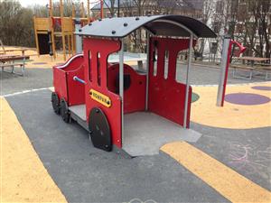 A playground with accessibility features.