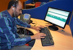 Persons with disabilities working as call centre agents at Xceed.